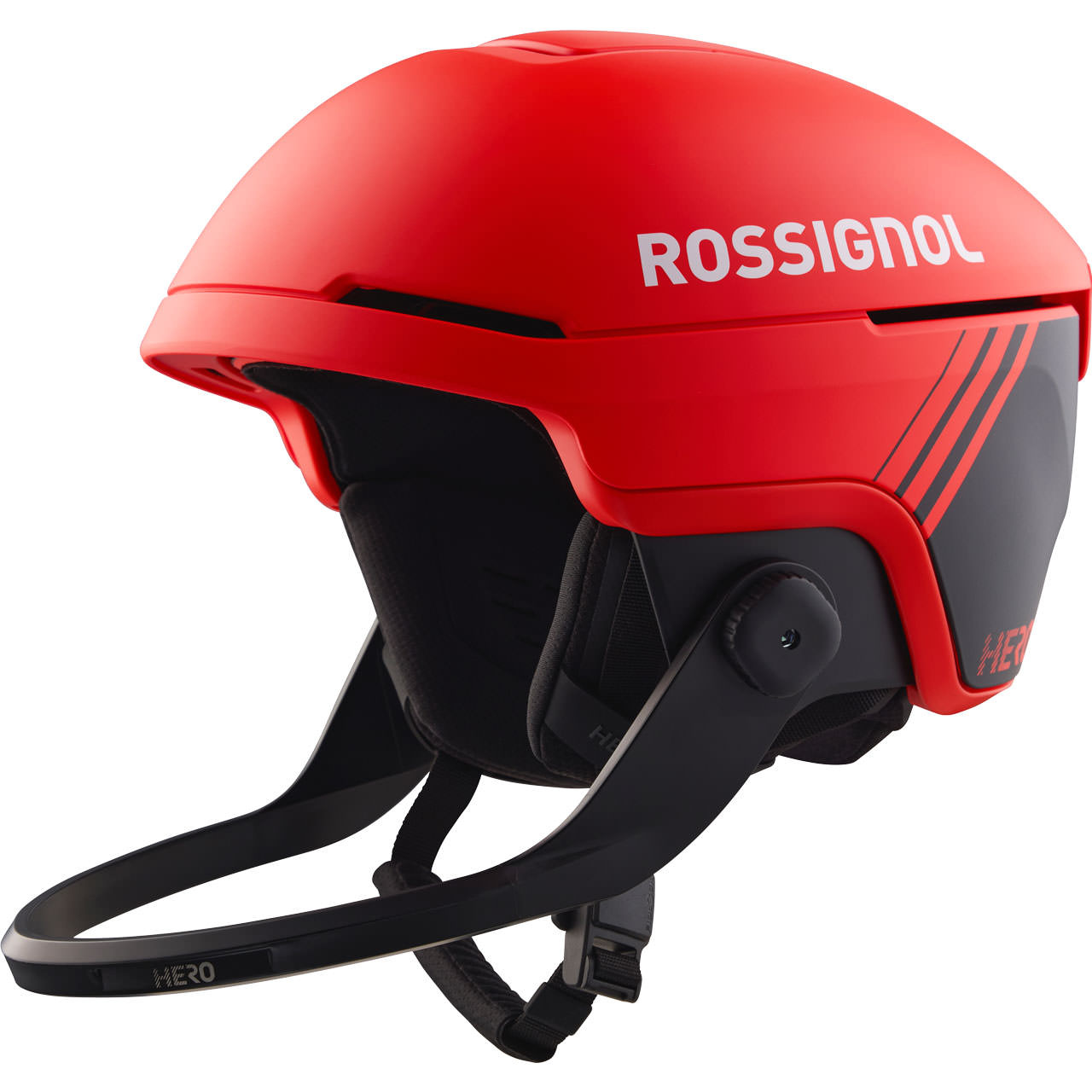 Rossignol Hero Slalom red with Chinguard - L = 59 - 62 cm