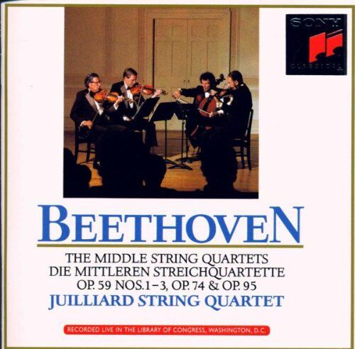 Juilliard String Quartet - Beethoven: Die mittleren Streichquartette - Preis vom 27.09.2026 03:53:48 h