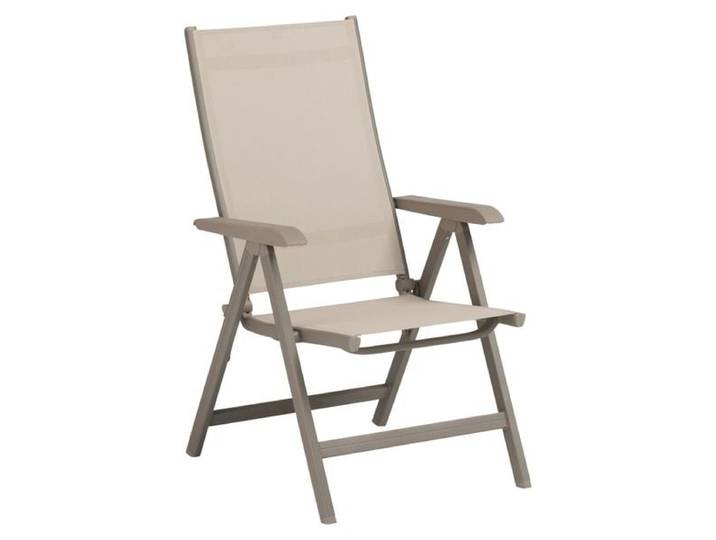 Kettler Basic Plus Klappsessel verstellbar Aluminium/Outdoorgewebe Taupe