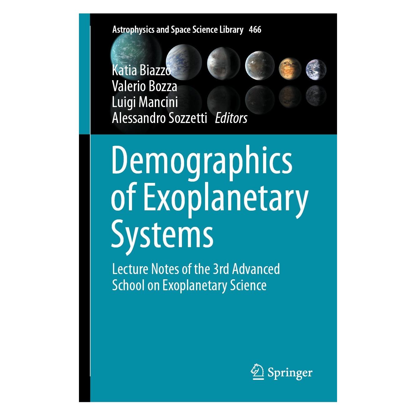 Springer Demographics of Exoplanetary Systems (Englisch, Hardcover, Alessandro Sozzetti, Katia Biazzo, Luigi Mancini, Valerio Bozza) (9783030881238)
