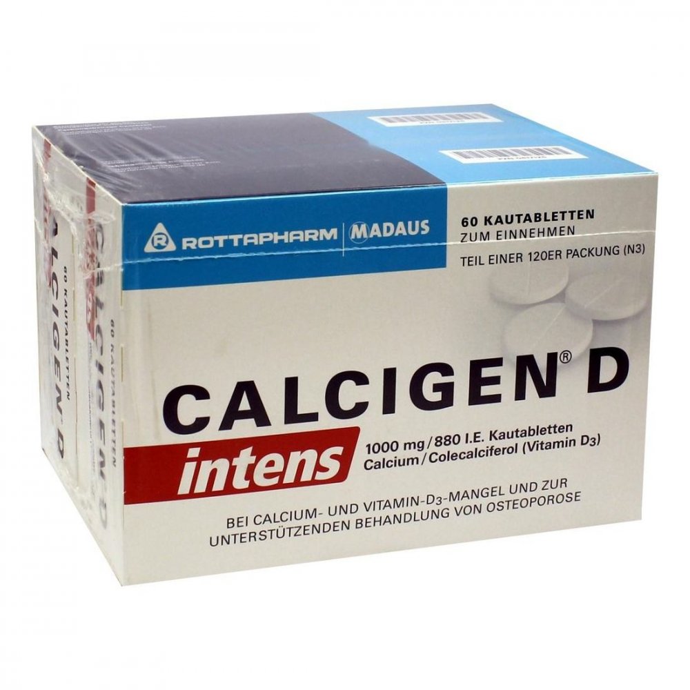 Cooper Consumer Health Deutschland GmbH CALCIGEN D intens 1000mg/880 internationale Einheiten 00417125