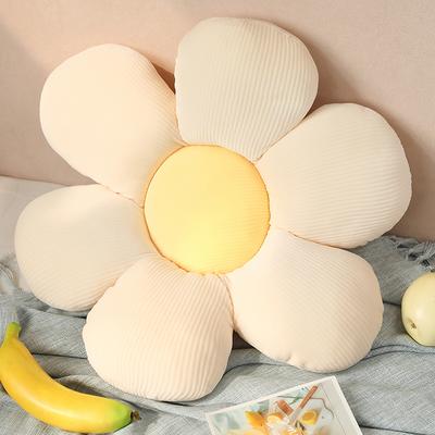 Lush Living Finds Six Petal Flower Cushion, High Quality Sunflower Pillow, Pink Flower Bay Window Decor For Bedroom Seat white yellow
