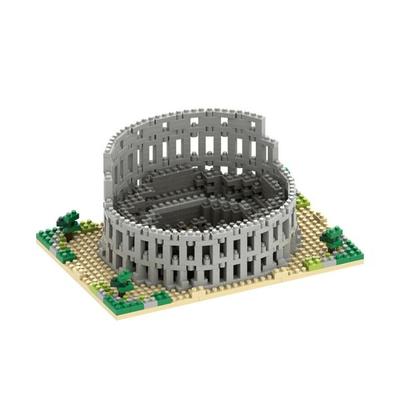 BRIXIES 200132 - Kolosseum Rom, 3D Konstruktionsbausatz aus Ministeinen, 896 Teile