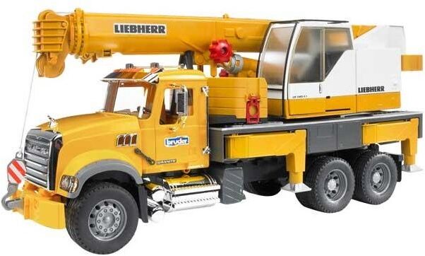 Camión MACK Granite con grúa telescópica Liebherr - BRUDER