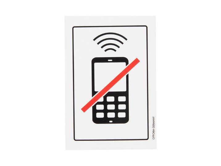 Handyverbot Symbol 15 × 10 cm