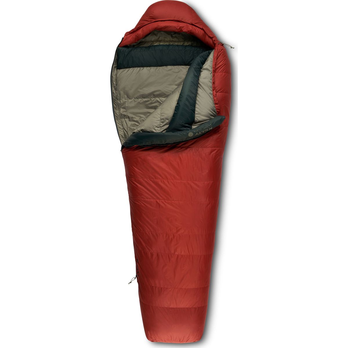 Kelty Cosmic 0 DEG 550 Down tandoori spice / green gables / sea spray Right Long 35413524LR
