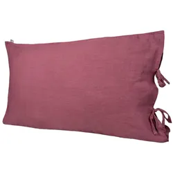 KISSENBEZUG reines Leinen rose-de provence 40/60 cm