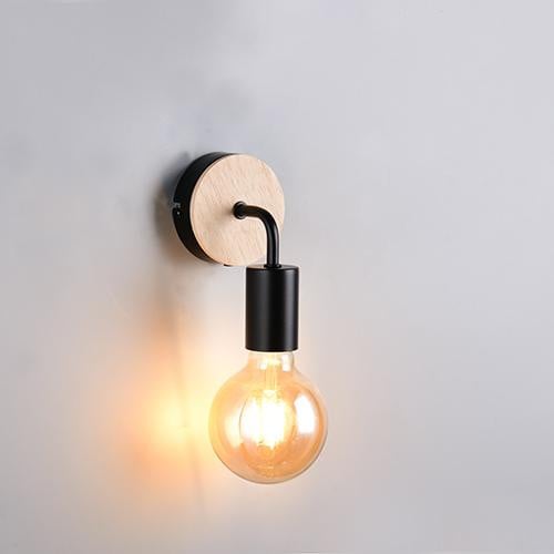 TRIO Wandlamp Merida zwart