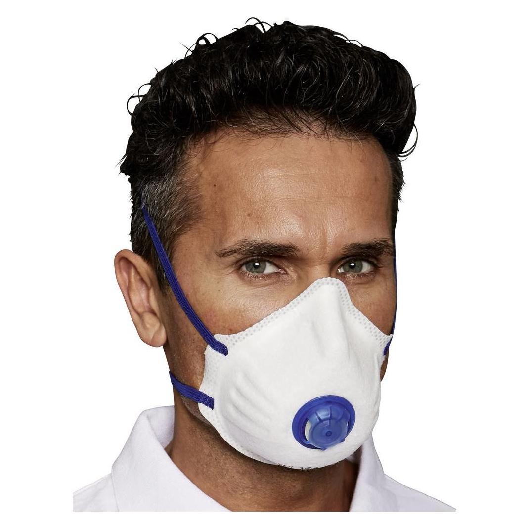 Ekastu Sekur Feinstaubmaske mit Ventil FFP2 (FFP2 D, 12x) (414 214)