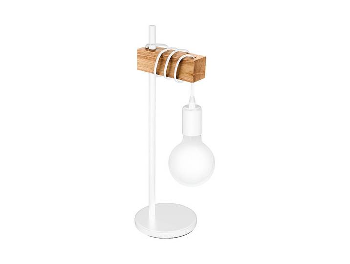 Eglo Tischleuchte Townshend Weiss-Eiche 50 × 15.5 × 17.5 cm
