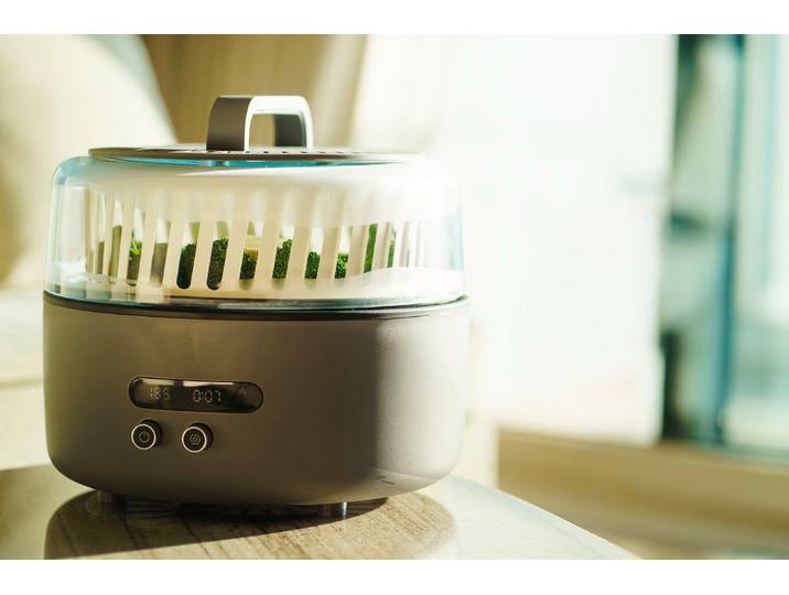 DesignNest DH2216GY - AirFry + Steam & Grill 3-in-1 - 1800W - Grijs
