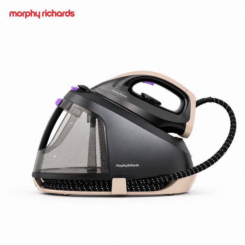 Morphy Richards EasySteam+ stoomstrijkijzer met stoomgenerator, 2400 W, 6 bar druk, zwart, MUH-ISE4B