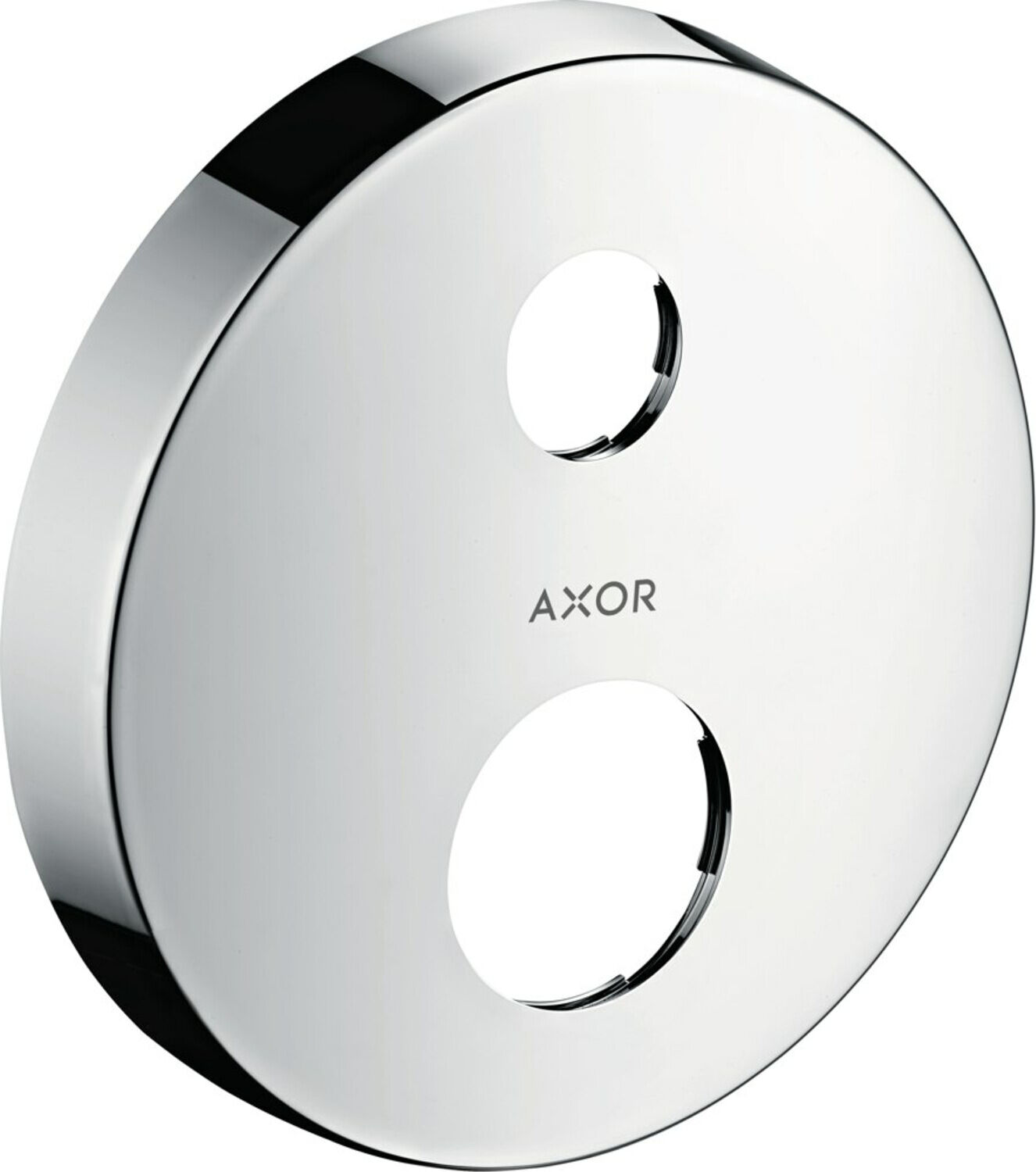Hansgrohe Verlängerungsrosette Axor 2-Loch, rund, Edelstahl-Optik (14961800)