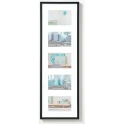 Walther Kunststoff-Bilderrahmen New Lifestyle Normalglas / Floatglas / Schwarz /...