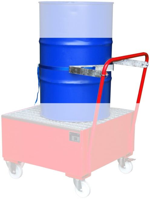 Bauer Südlohn Support de fût avec sangle pour 1 fût de 200 litres (4447-21-0200S)
