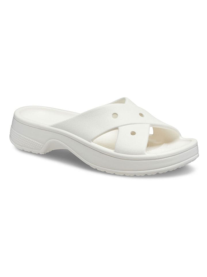 Crocs Pantoletten in Weiß - onesize
