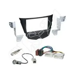 Hyundai Veloster (FS) ab 2011 Autoradio 2-DIN Einbaurahmen Radioblende+Adapte...