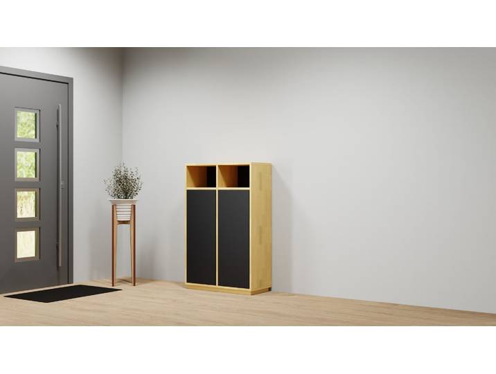 Highboard aus Holz Buche