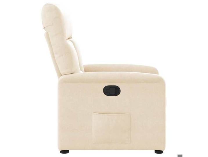 Fauteuil relax - Beige - Fauteuil inclinable - maximale : 110 kg - beige tissu microfibre 72x90x99 cm F7600