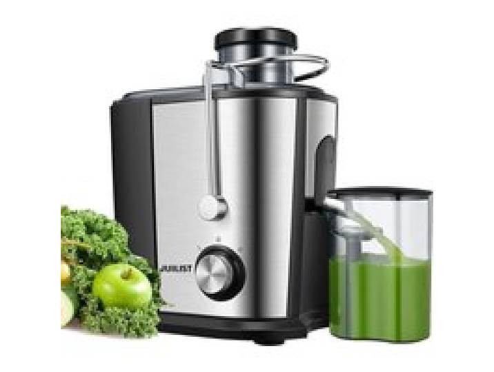 Centrifugeuse - Juilist - Extracteur de Jus 600W - 65MM Large Bouche - 2 Vitesses - Acier Inox