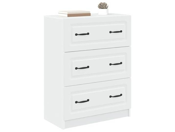 vidaXL Schubladenschrank Weiß 66 x 34,5 x 87 cm Holzwerkstoff
