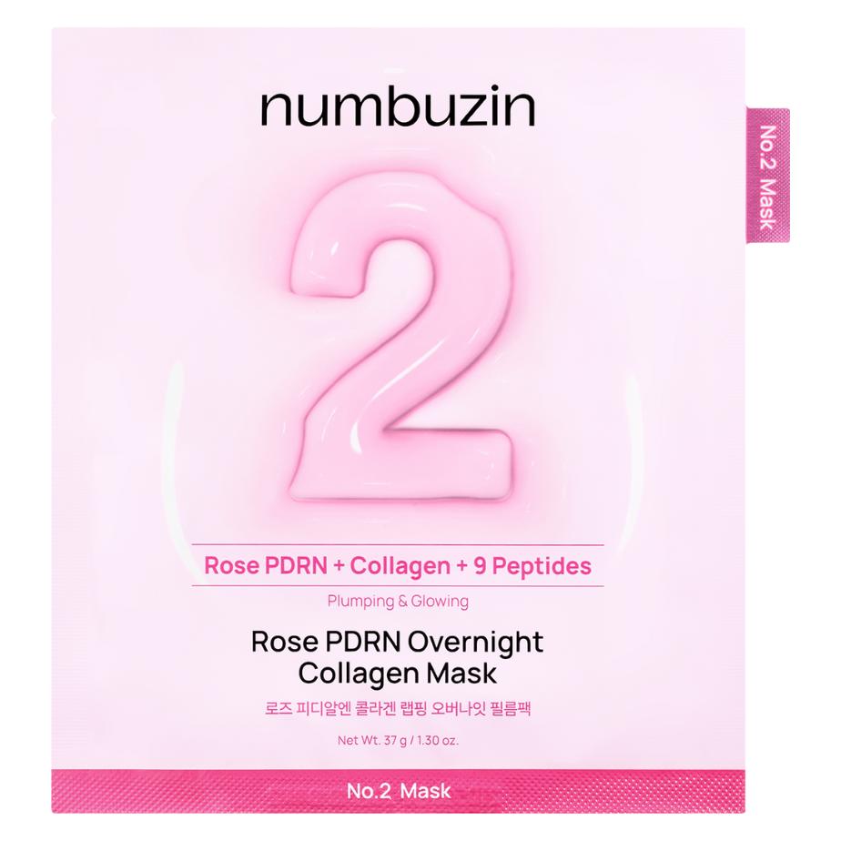 Numbuzin No2 Overnight Face Mask Rose PDRN Collagen Mask (27 ml) (numbuzin)