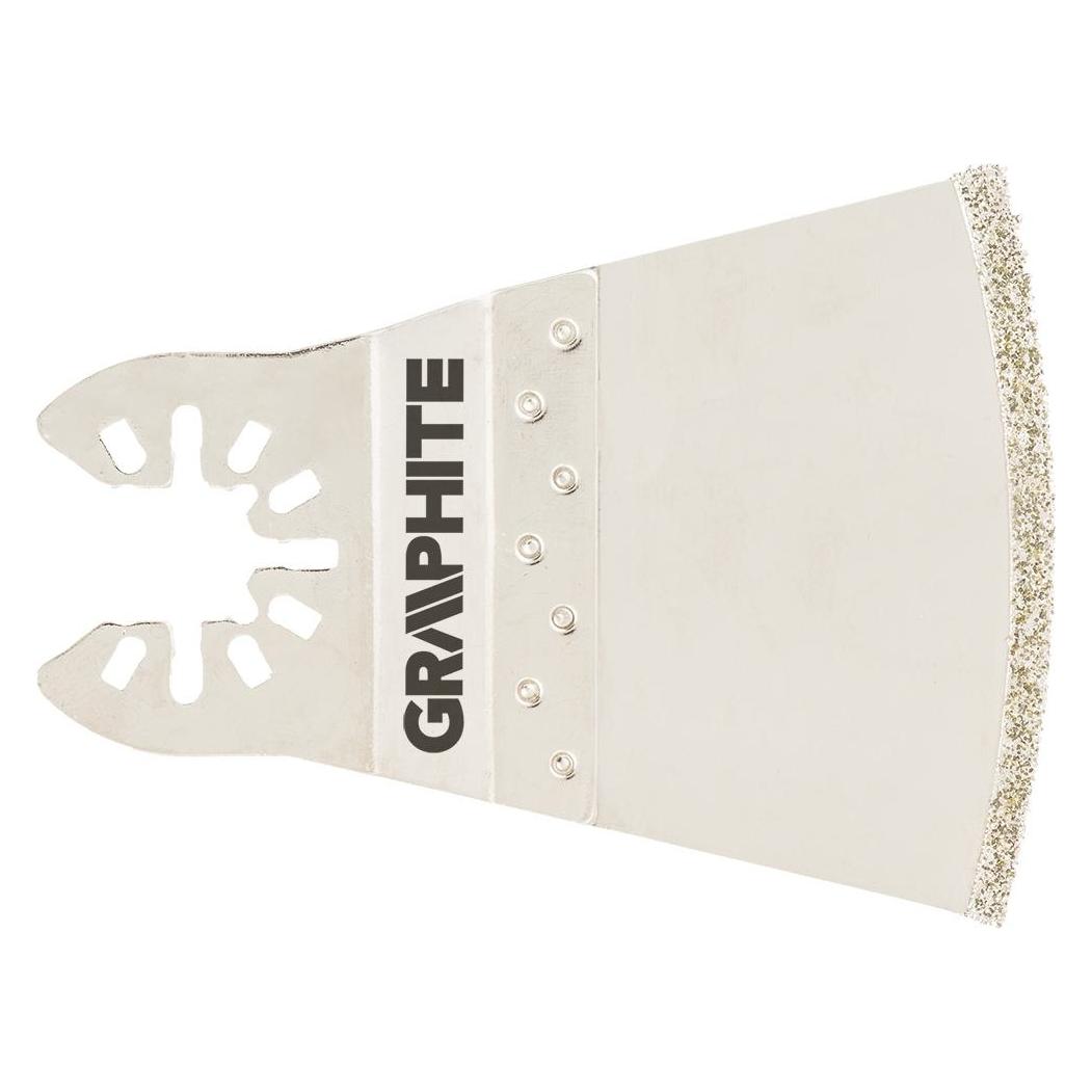 Graphite Curved saw blade for multifunction machine, 68 mm, coated with galvanized diamond layer (TOP-56H053)