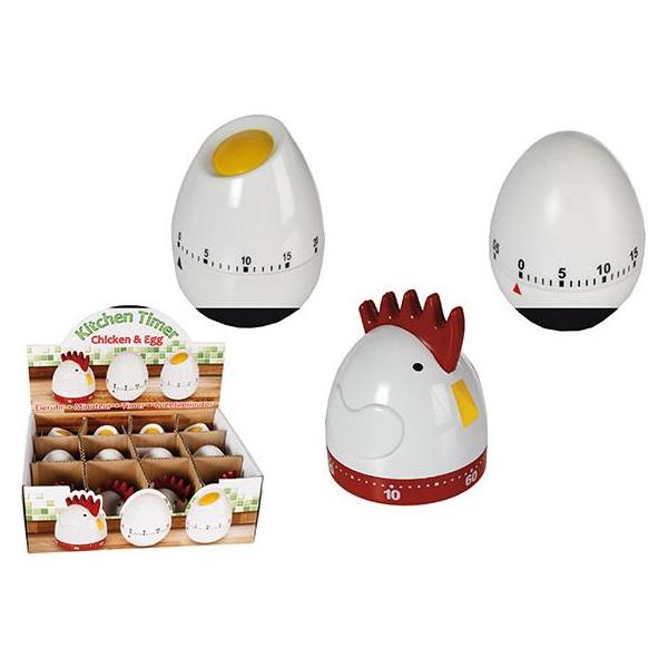 Magni OUT OF THE BLUE Kurzzeitwecker Chicken und Egg 4029811280520 (32831763)