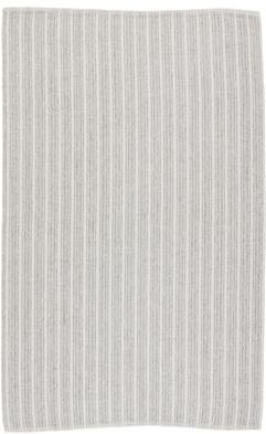 Juniper Home Janelle Indoor/ Outdoor Striped Light Gray/ Ivory Area Rug