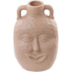 BLUMENVASE Porzellan beige Veria