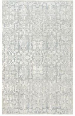 Alora Decor Aurora Distressed Medallion Wool/Tencel Area Rug