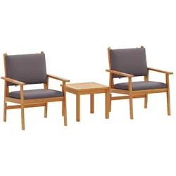 vidaXL, Gartenlounge, Raxonen (2x Stuhl +Tisch)