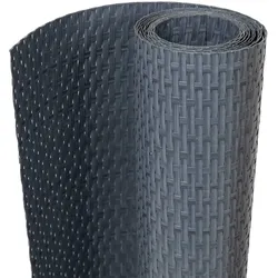 vidaXL Balkon-Sichtschutz Anthrazit 300x100 cm Poly Rattan