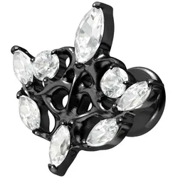 Titan Labret mit Innengewinde GOTISCHES DESIGN