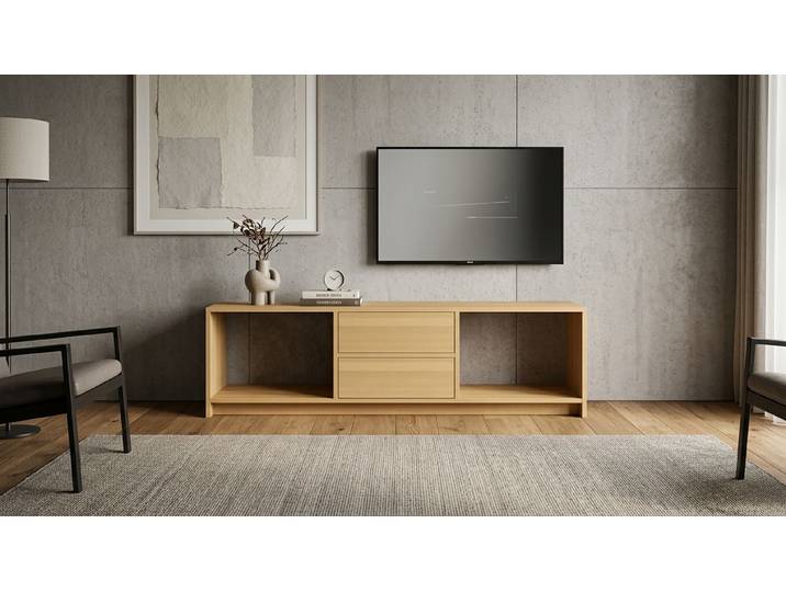 TV Schrank aus Massivholz von Pickawood Buche Natur geölt