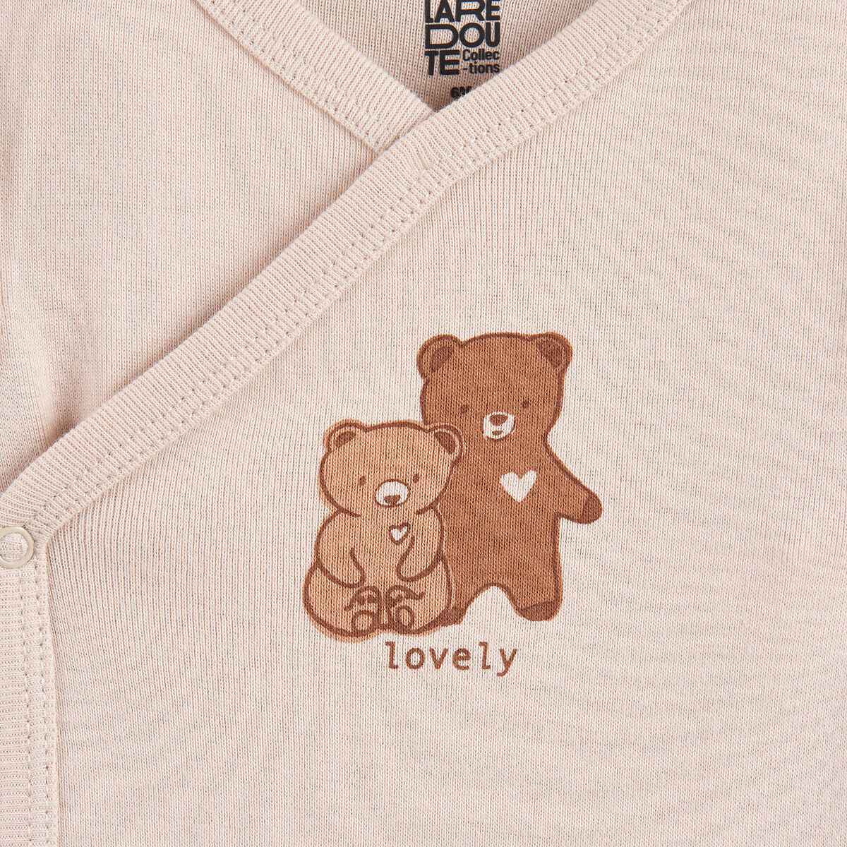 LA REDOUTE COLLECTIONS Kit naissance 3 pièces, body, veste et pantalon, motif oursons