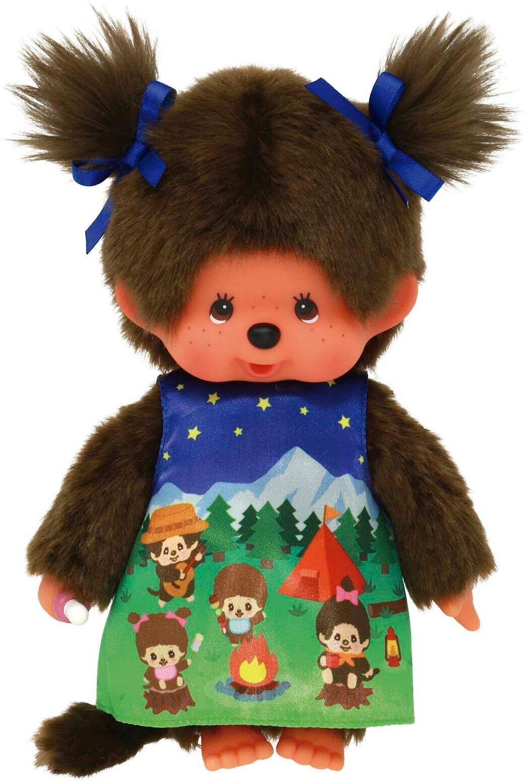 Monchhichi Peluche 20 cm Camping Girl .