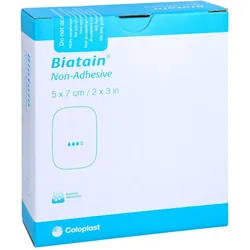 BIATAIN Schaumverband 5x7 cm nicht haftend