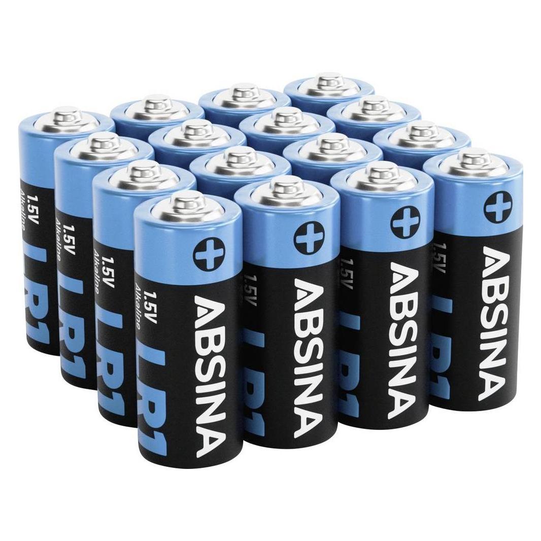 Absina Lady (N)-Batterie Lady (N) Alkali-Mangan 1.5 V 800 16 St. (16 Stk., AAA, 800 mAh) (401033-16)