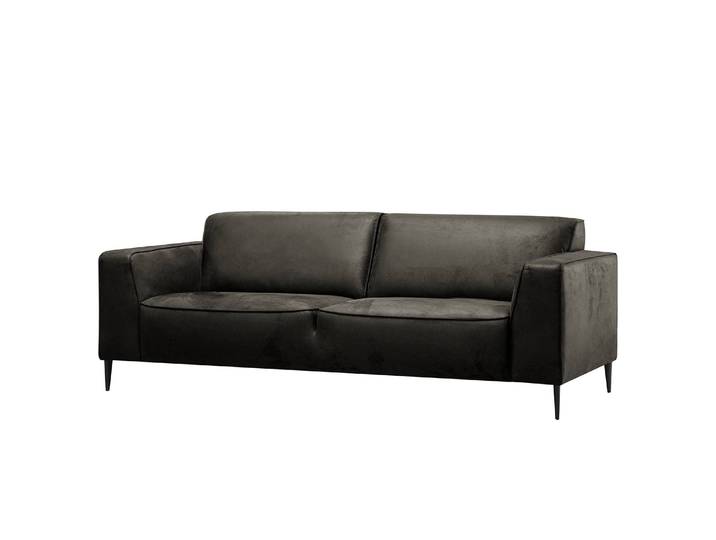 Sofa Chaides 3-Sitzer Grau Mischgewebe Bulan 228cm Keine Funktion Industrial