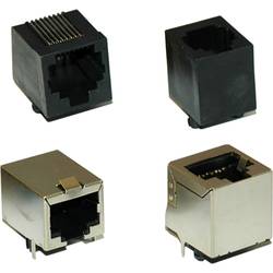 encitech RJJ-6-6-NF-RA-S RJ45-Steckverbinder 2101-0100-02 Buchse, Einbau horizontal Polzahl Sensoren 6P6C Metall 1 St.