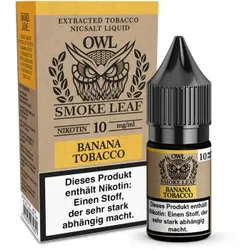 OWL Smoke Leaf Banana Tobacco NicSalt Liquid 10ml / 10mg