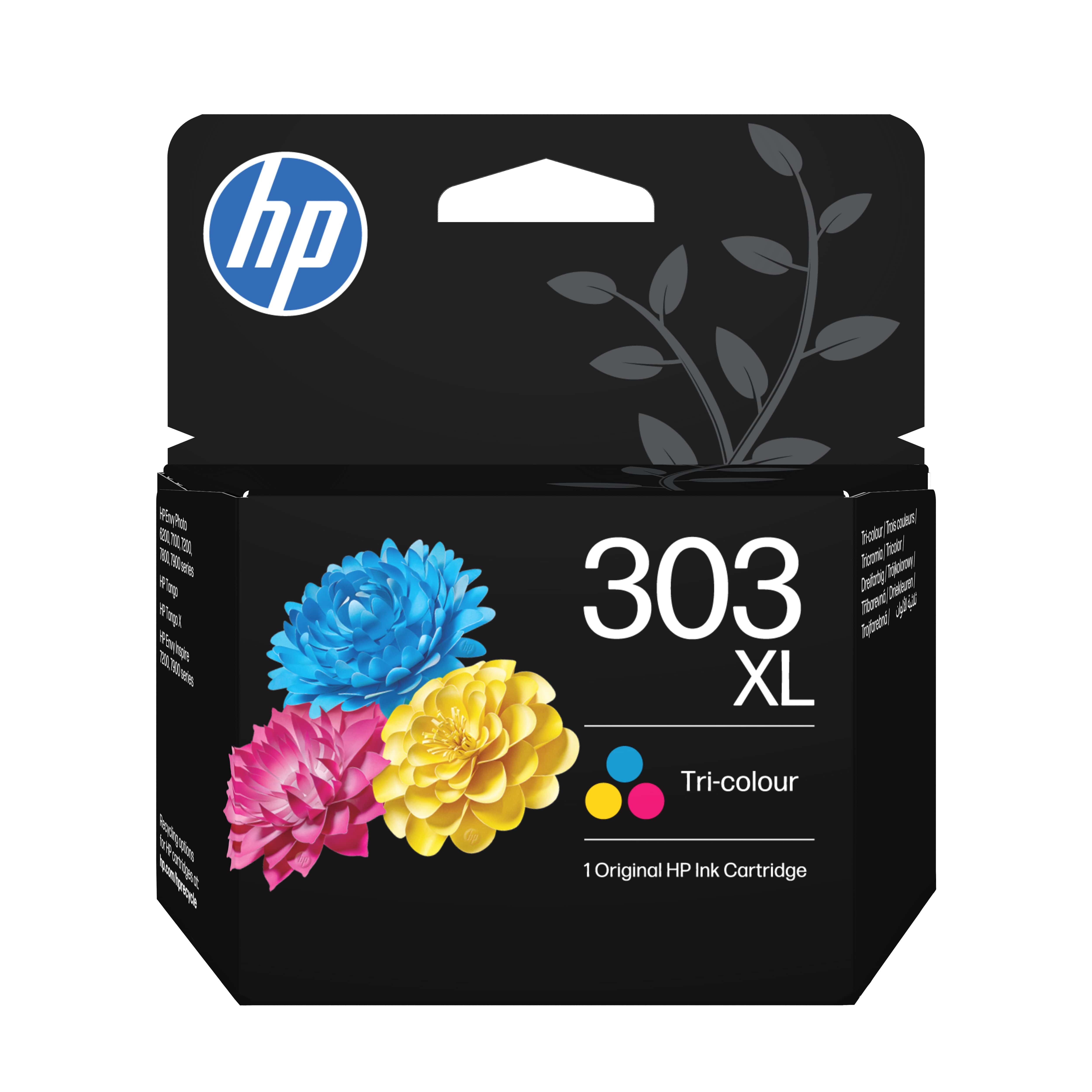 HP Nr.303XL Druckerpatronen Cyan, Magenta, Gelb T6N03AE