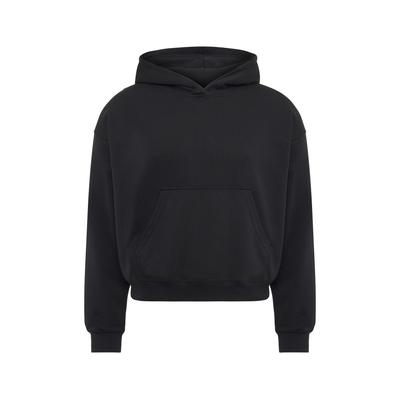 Kapuzenpullover FABLETICS "Fabletics Hoodie Year Round Terry", Damen, Gr. XL, schwarz, Obermaterial: 87% Baumwolle CO. 13% Polyester PES., uni, regular fit, Rundhals, Pullover Kapuzenpullover, mit Taschen