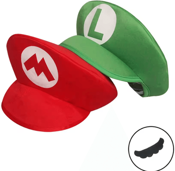 Uplift Curations Mario Bros Luigi Animation Cosplay Baseball Cap Unisex Halloween Costume Party Gift 1pc Green
