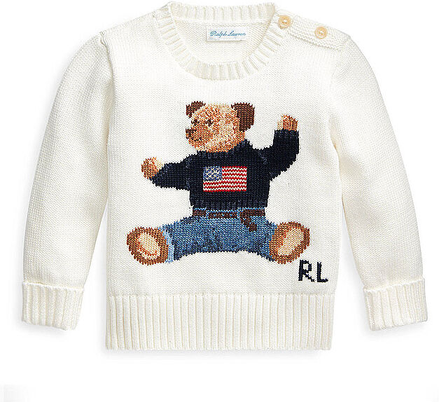POLO RALPH LAUREN Baby Langarmshirt weiss   92 92