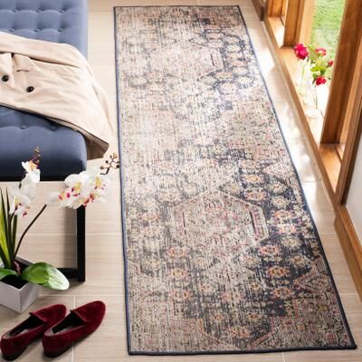 SAFAVIEH Montage Bibiane Indoor/ Outdoor Waterproof Patio Backyard Rug