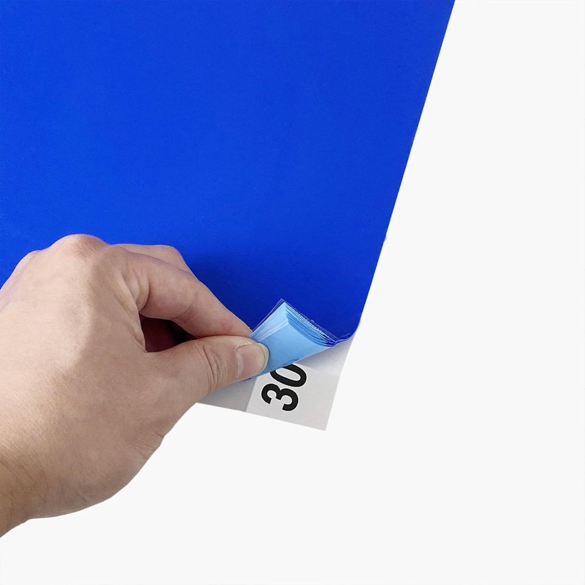 Croing Sticky Mat met 60 zelfklevende sheets, blauw, 43 x 58 cm, reinigingsmat voor cleanrooms