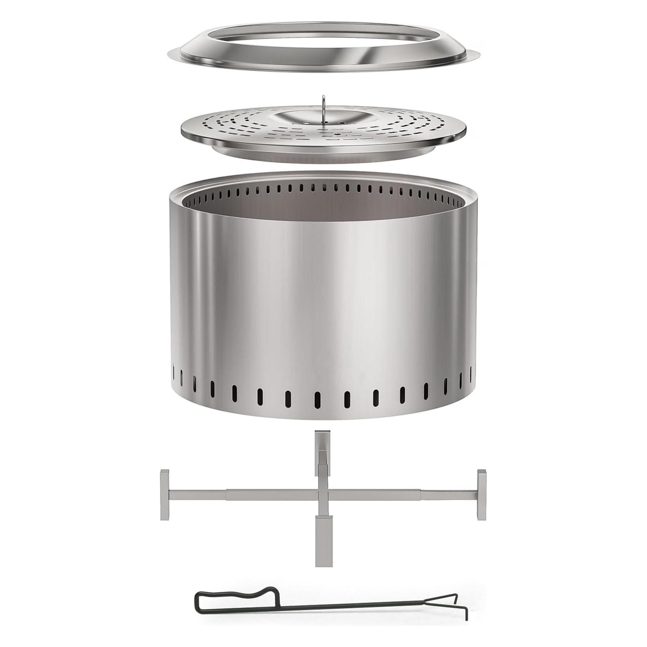 Relaxdays Rauchfreie Feuerschale (49 cm) (4052025533281)