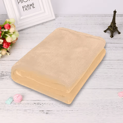 Inspire Curations Solid Micro Plush Coral Fleece Throw Blanket a